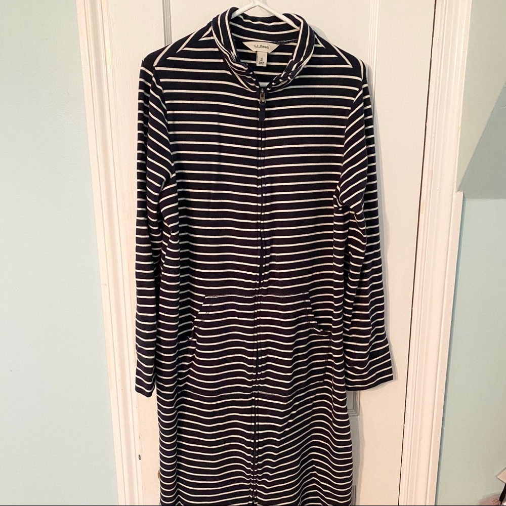 LL Bean Ultrasoft Sweatshirt Robe
